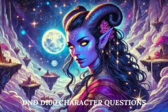 DND d100 Character Questions