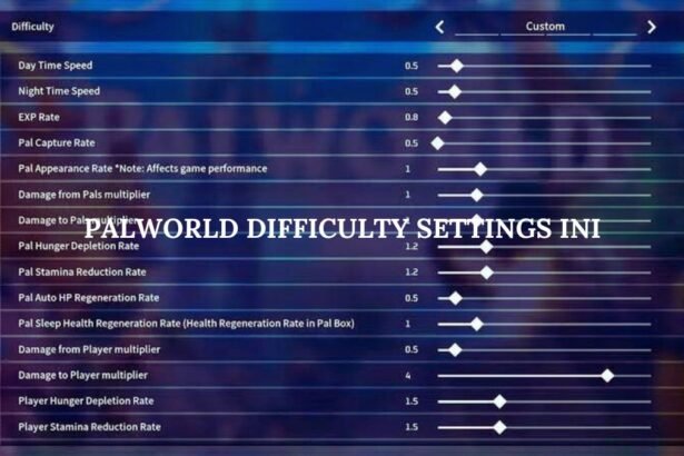 palworld difficulty settings ini